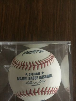 Hank Aaron autographed baseball 3