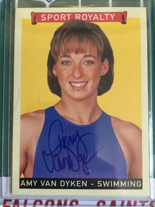 2008 Goudey Sports Royalty Amy Van Dyken Autograph Sp Auto Usa Swimming