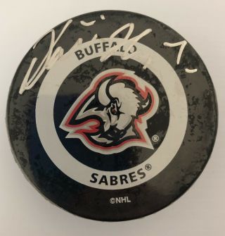 HHOF Dominik Hasek Signed Autograph Buffalo Sabres Puck Steiner - 2