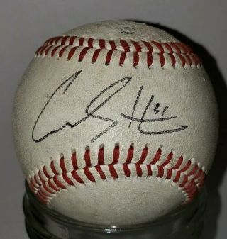 Carson Smith Signed Autographed Game Baseball Mariners Red Sox