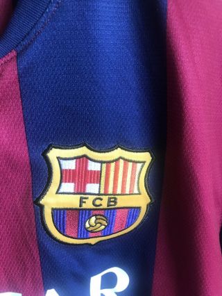 Nike dri fit Messi FC barcelona soccer jersey La Liga XL futbol 4