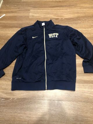 Pitt Panthers Nike Dri - Fit Full Zip Jacket Coat Men 