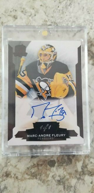 Marc - Andre Fleury 2014 - 15 The Cup 1 Of 1 Autographed Card