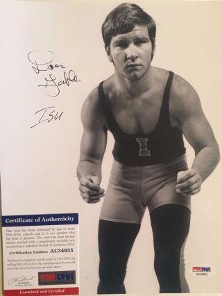 Dan Gable Olympic Wrestler Autographed 8x10 Photo 