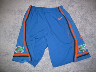 Florida Gators Basketball Authentic Blue Nike Shorts Men Xl Uf