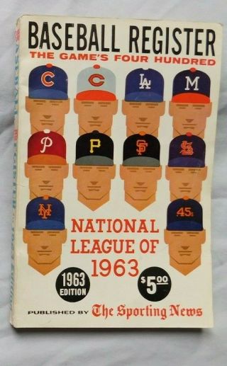 1963 The Sporting News Baseball Register