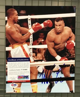 Mike Tyson Signed 8x10 Boxing Photo Autographed Psa/dna Hof Auto