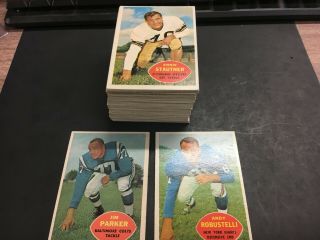 1960 Topps Football Set (102/132 Cards) Exmt (s108)