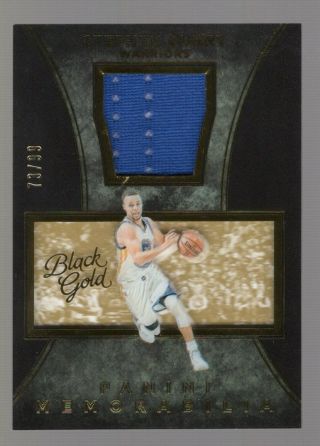 Stephen Curry 2016/17 Panini Back Gold Jersey Relic 73/99 Warriors Dubs