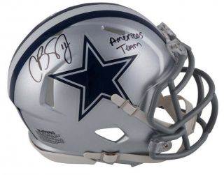 Cole Beasley Signed Autograph Mini Helmet Dallas Cowboys America’s Team Fanatics