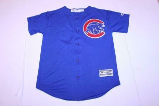 Youth Chicago Cubs Addison Russell M (10/12) Jersey Majestic CoolBase 6