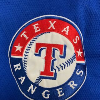 Texas Rangers Hank Blalock Nike Authentic MLB Jersey Sewn On Patches Size Large 4