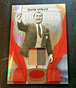 2008 Leaf Certified Materials Hank Stram Game - Worn Jacket Card (23/50)