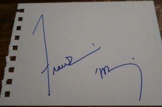 Frankie Muniz Malcolm In The Middle Signed Autographed 5x7 Index Card