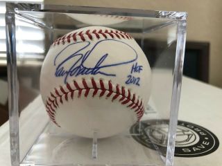 Reds Hall Of Famer Barry Larkin Signed Baseball With Hof 2012 - Jsa Authentic