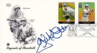Jack Mcdowell Signed Legends Of Baseball 1st Day Issue Fdc 7/6/00 Atlanta