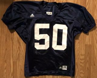 Notre Dame Football 2008 Adidas Team Issued/used Practice Jersey 50