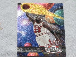 1997 - 98 Metal Universe 23 Michael Jordan Chicago Bulls Iconic Set Up Arrows Ssp