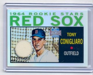 Tony Conigliaro 2001 Topps Archives Reserve Rookie Reprint Jersey Red Sox