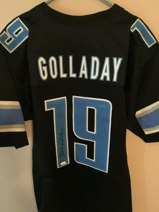 Kenny Golladay Detroit Lions Signed Jersey Jsa Certified Autographed Auto Blue
