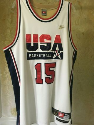 Dream Team 1992 Usa Olympics Magic Johnson Jersey 2xl Sewn Nike