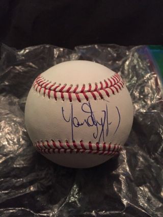 Yandy Diaz Cleveland Indians Signed Autograph Romlb Baseball Jsa Cert