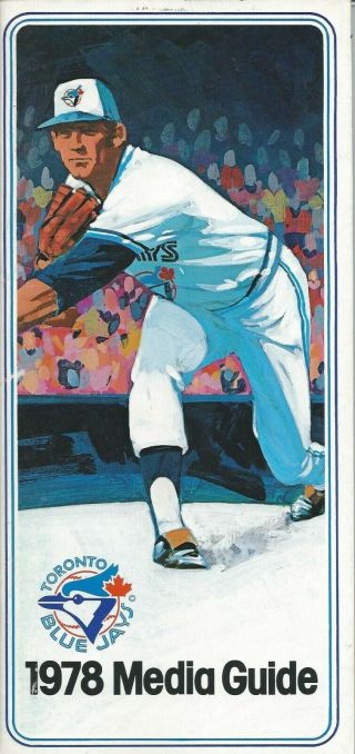 1978 Toronto Blue Jays Major League Baseball Media Guide Mlb