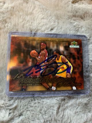 Lebron James Autographed Rookie Card 2004 39 Comes With 