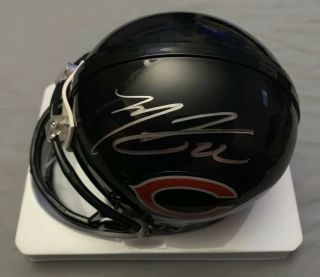 Matt Forte Chicago Bears Signed Autographed Riddell Nfl Mini Helmet