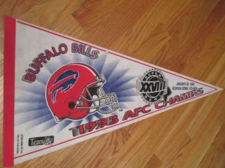 1993 Afc Buffalo Bills Champions Bowl Xxviii January 30,  1994 30 " Pennant