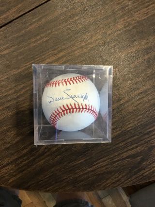 Willie Stargell Signed Autographed Baseball Hof.  With Cube