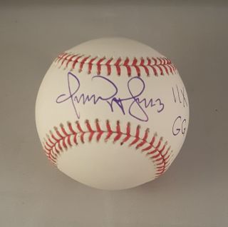 Omar Vizquel Autographed Signed Baseball Cleveland Indians Jsa
