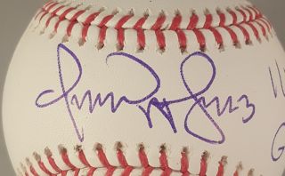 Omar Vizquel Autographed Signed Baseball Cleveland Indians JSA 2