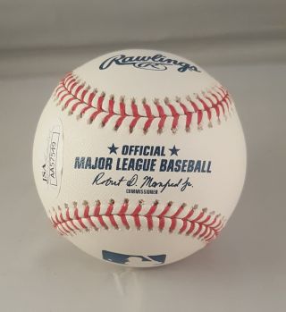 Omar Vizquel Autographed Signed Baseball Cleveland Indians JSA 4