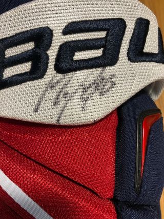 NHL Washington Capitals Autographed Glove Marcus Johansson 5