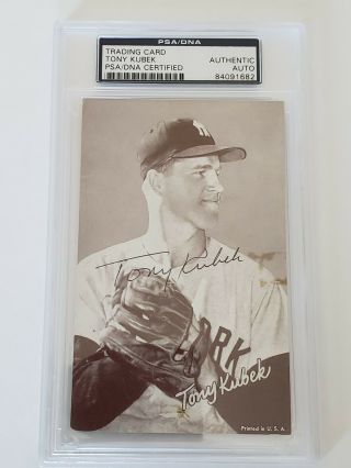 2018 Historic Autograph Art Of Baseball Tony Kubek Authentic Autograph