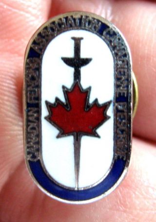 Fencing Association Of Canada Pin