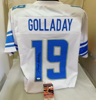 Kenny Golladay Signed / Autographed Detroit Lions Custom White Jersey Jsa
