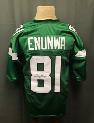 Quincy Enunwa 81 Signed Ny Jets Jersey Autographed Auto Sz Xl Jsa Witnessed