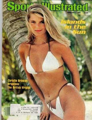 Sports Illustrated Feb 4,  1980 Christie Brinkley Cover