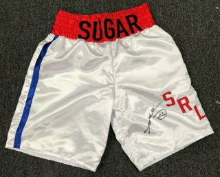 Sugar Ray Leonard Signed Boxing Shorts AUTO Autograph PSA/DNA 2