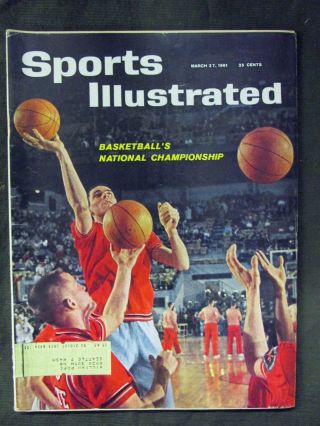Sports Illustrated 1961 March 27 Basketball Championship Cincinnati V Ohio State