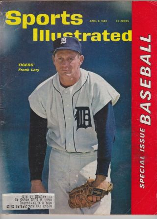 Frank Lary Detroit Tigers April 1962 Sports Illustrated