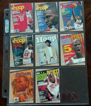 Mj 8 Insert Set 1998 Upper Deck Michael Jordan Living Legend Cover Story Bymjc