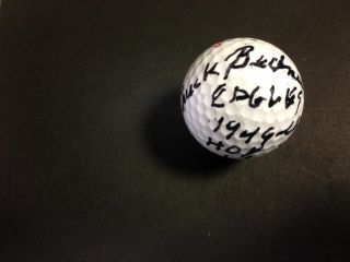 Chuck Bednarik Hofer Philadelphia Eagles Autographed Golf Ball W/coa