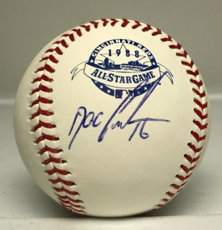 Dwight Doc Gooden Signed 1988 All Star Game Baseball Autographed Jsa Mets