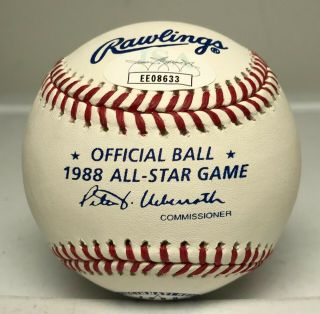 Dwight Doc Gooden Signed 1988 All Star Game Baseball Autographed JSA Mets 2