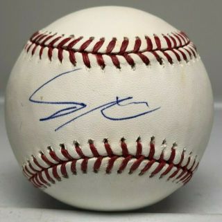 Yu Darvish Signed Baseball Texas Rangers Chicago Cubs Auto Autograph Jsa