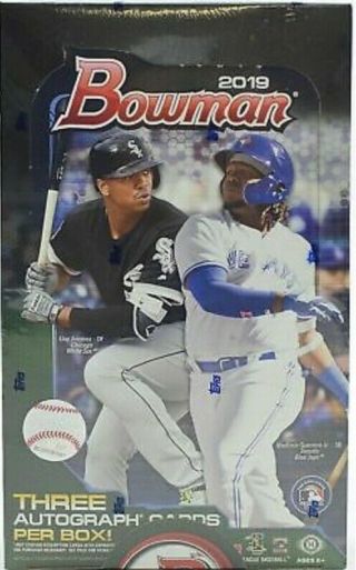 2019 Bowman Baseball Jumbo Factory Hobby Box