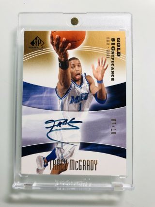 Tracy Mcgrady 2004 Sp Game Gold Significance D 7/10 Exquisite